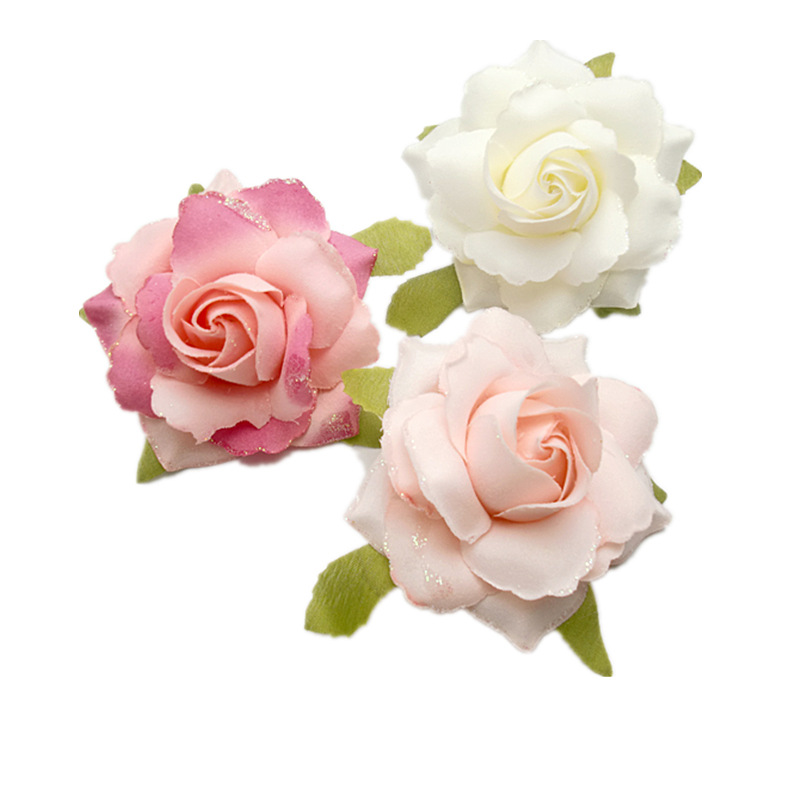 Flower Pattern Fashion Flower Cloth Hair Clip 1 Piece