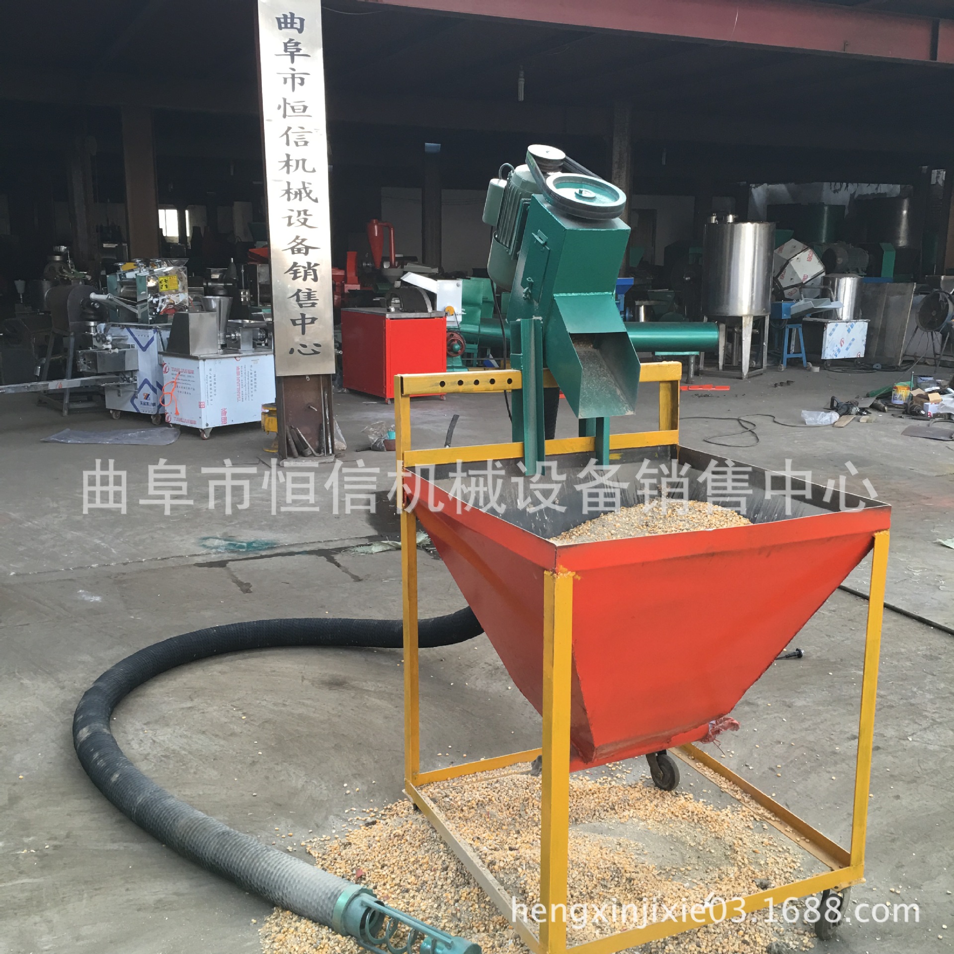 自产自销小型电动软管吸粮机厂家 稻谷壳蛟龙式输送机 性能稳定