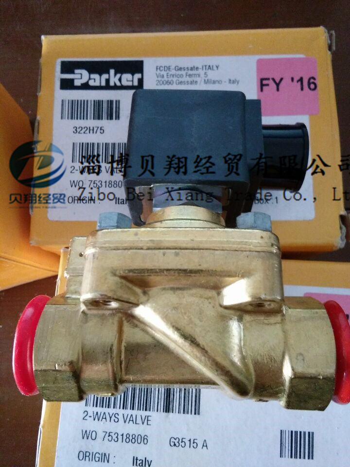 销售全新PARKER/派克电磁阀322H75-2995-4818653D AC220V