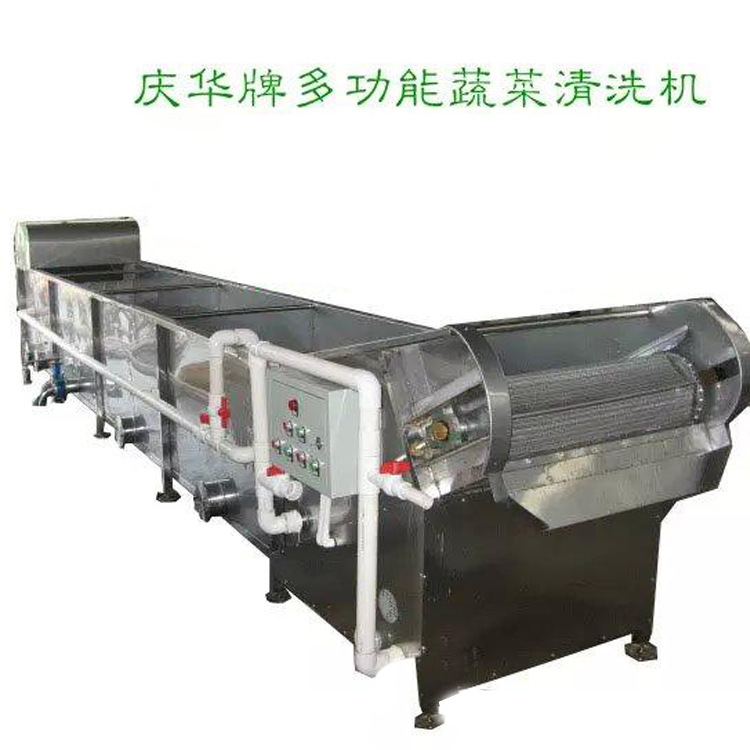 供应庆华不锈钢辣椒清洗机  大蒜清洗机  蔬菜清洗机