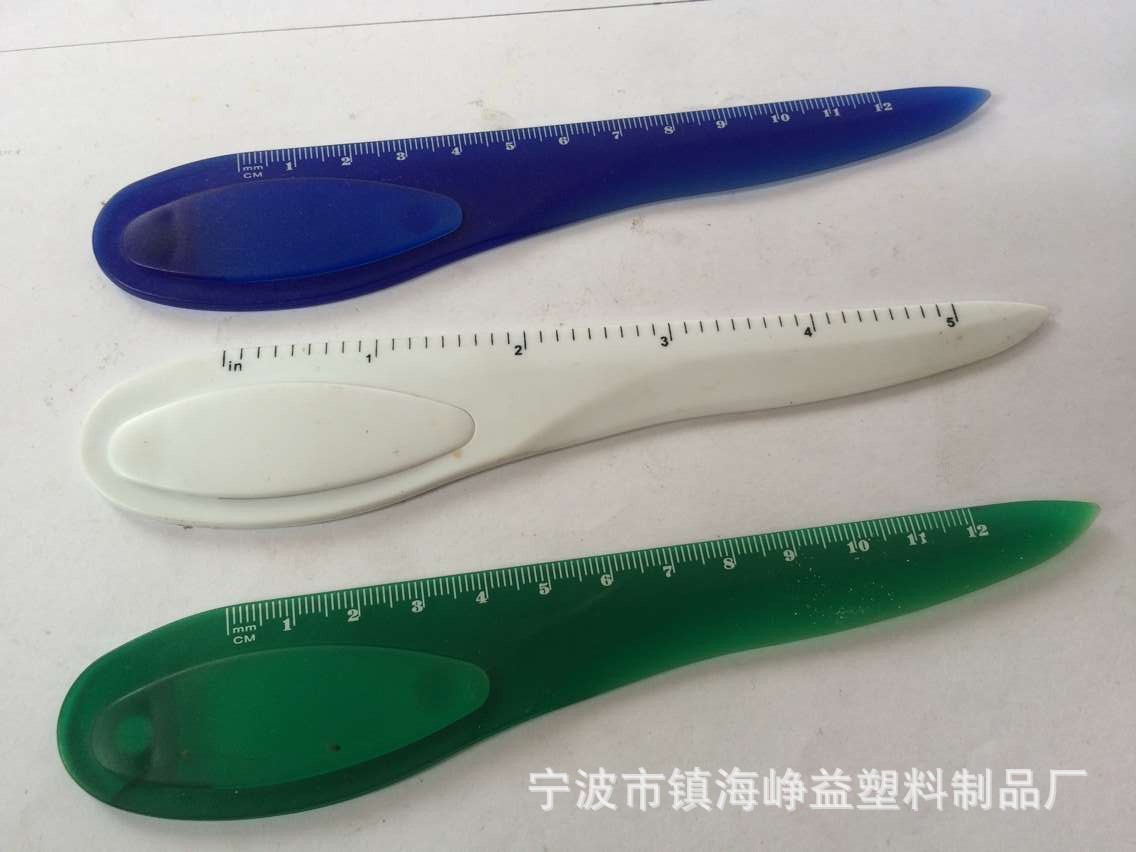 厂家生产开信器 直尺开信刀办公文具 塑料刻度尺拆信刀-阿里巴巴