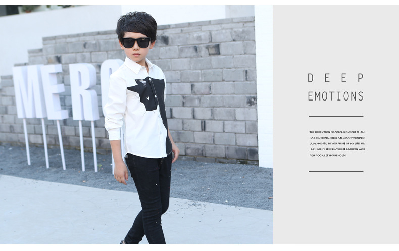 Chemise garcon à manche longue - Ref 2077333 Image 19