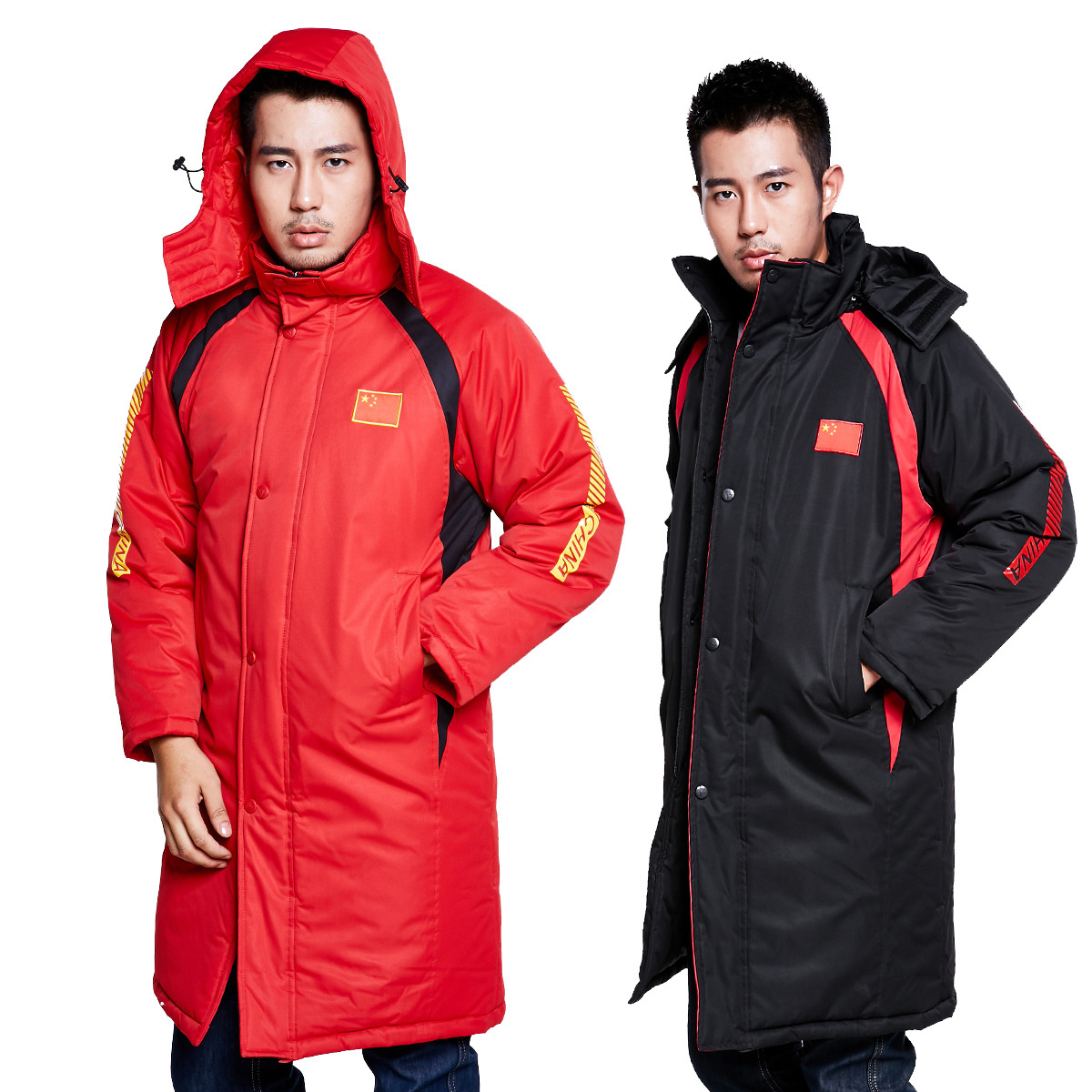 Chinese Dream football Winter training have more cash than can be accounted for overcoat motion Cotton Swimming thickening keep warm outdoors Winter clothes coat