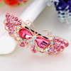 Hairgrip, fresh hair accessory with bow, metal ponytail, Korean style