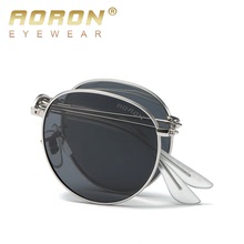 傲龙新款偏光太阳镜时尚炫彩折叠偏光镜金属眼镜厂家直售批发3532