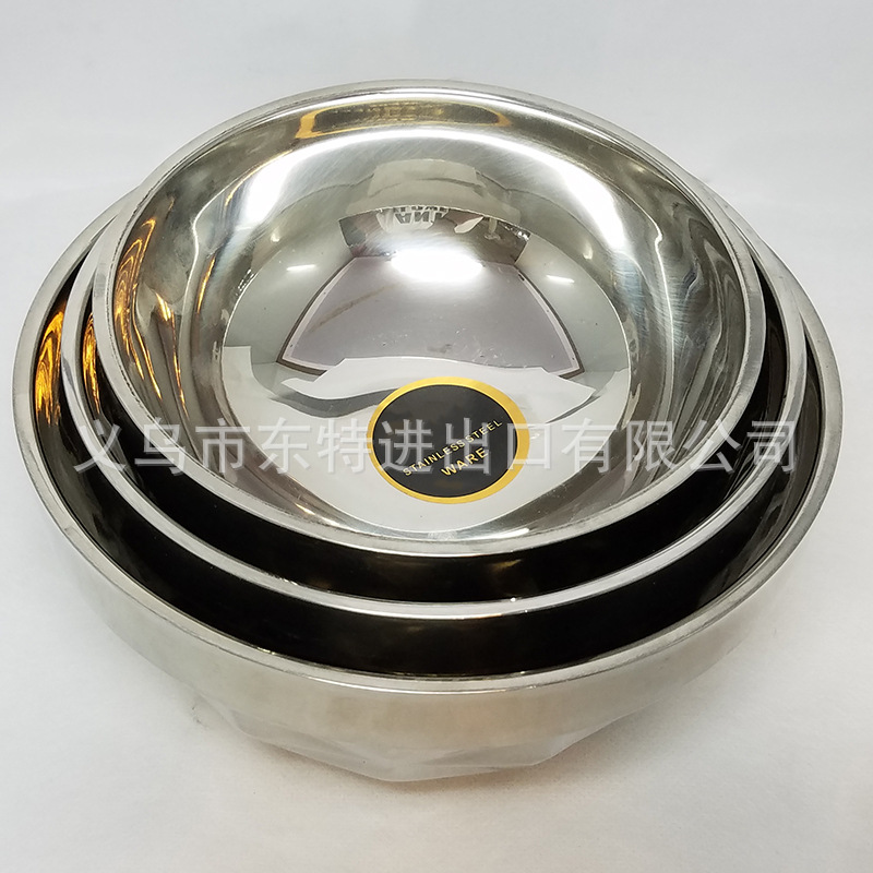 Factory direct sales of stainless steel diamond bowls, non-magnetic double-layer new anti-scald bowls, diamond-shaped welded edge bowls, high-end tableware detail image 8