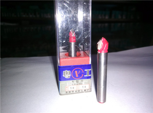 正品精品粤工 V型刀 木工铣刀 雕刻刀头 修边机刀头 花样刀