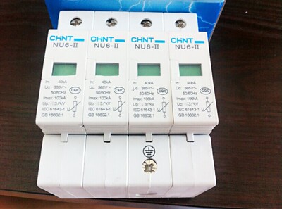 Zhengtai Surge Lightning Device Device Nu6-II 100Ka/385V 4p