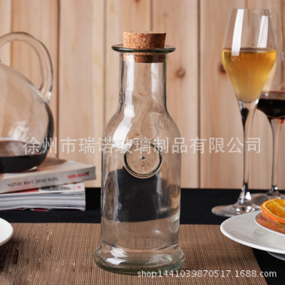 无铅加厚玻璃瓶 大肚冰桔茶瓶 饮料瓶 豆浆瓶 冷饮瓶 奶茶奶昔杯