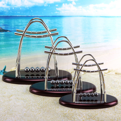 牛頓擺球撞球碰碰球辦公室擺件禮物裝飾意家居六壹兒童節實驗禮品