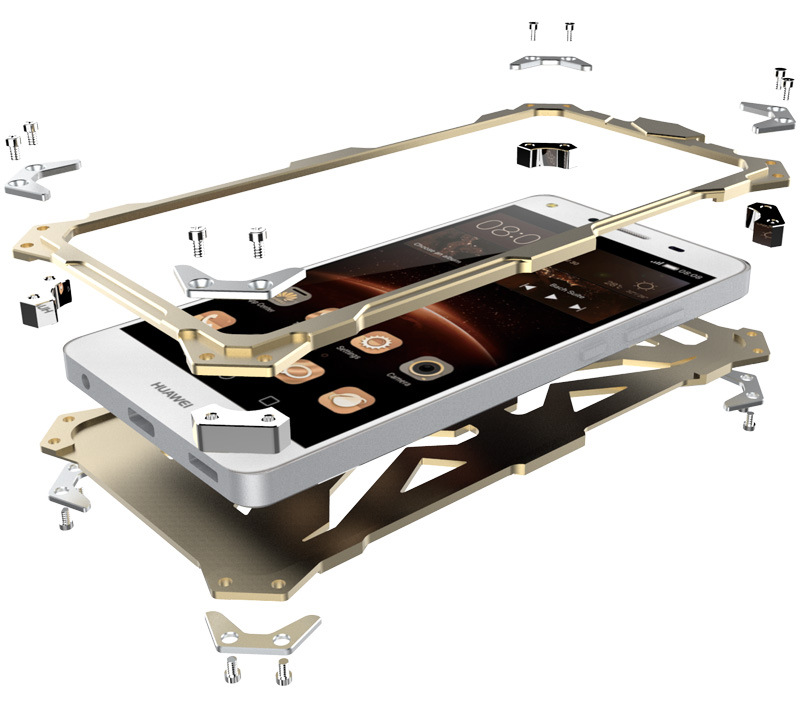 SIMON THOR Aviation Aluminum Alloy Shockproof Armor Metal Case Cover for Huawei P9 Plus & Huawe P9 & Huawei P9 Lite