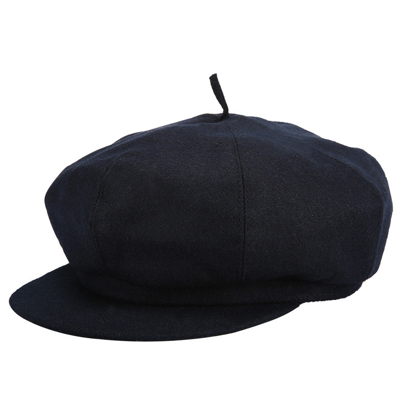 Sombrero de lana de mediana edad y ancianos 2020 Otoño e invierno nuevo sombrero de hombre retro octogonal sombrero a prueba de frío regalo cálido para papá