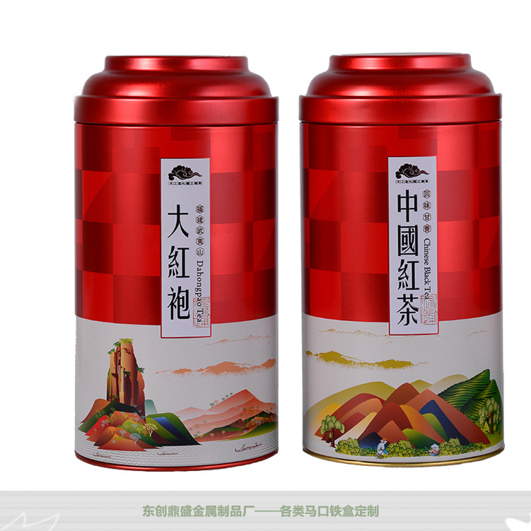 密闭罐  茶叶罐 金属包装盒 马口铁罐 撬盖罐四川厂家定制批发