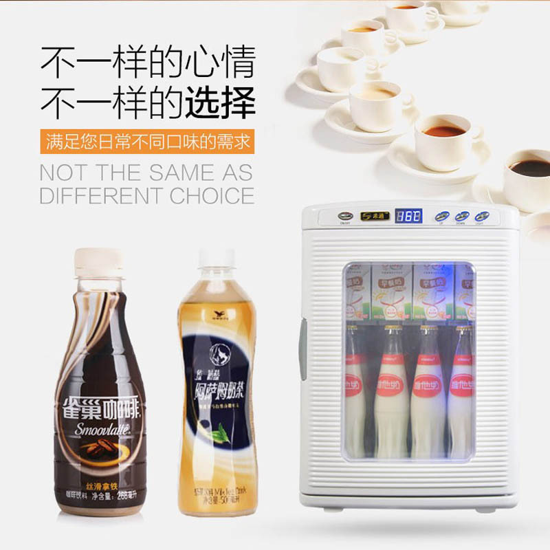 供应25L热饮料展示柜饮料牛奶加热柜保温柜热饮柜加热展示柜