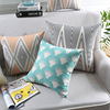 Modern line sofa, digital pillow, cotton and linen, custom made