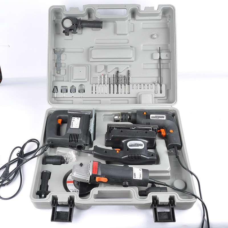 4件套 五金工具箱 电动工具套装 工具箱042-1