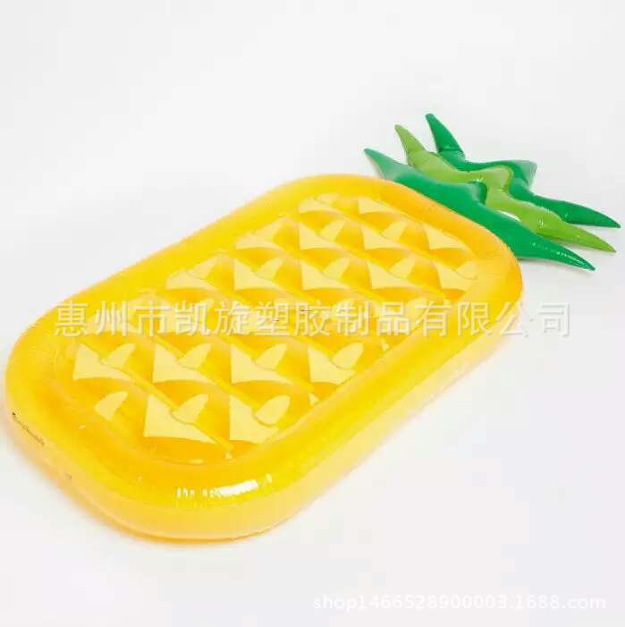 Factory source pineapple floating bed PVC inflatable ice cream…
