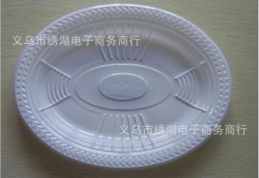 批发加厚一次性塑料盘 托盘 烧烤盘 水果盘子 碟子 椭圆盘25*19cm-阿里巴巴