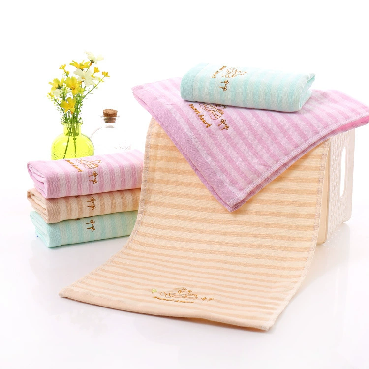 Cartoon gauze towel for kindergarten, 2021 collection, wholesale