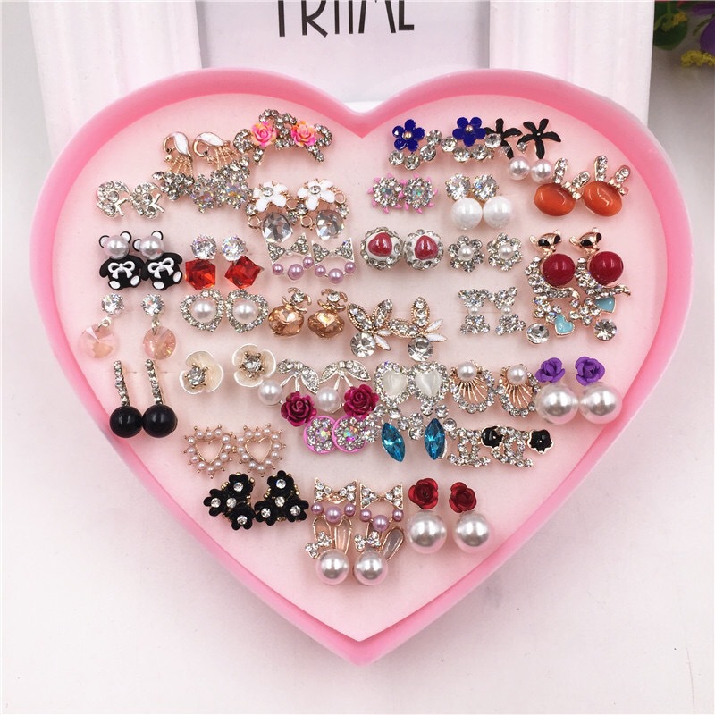 Mix and match multi-style peach heart bo...