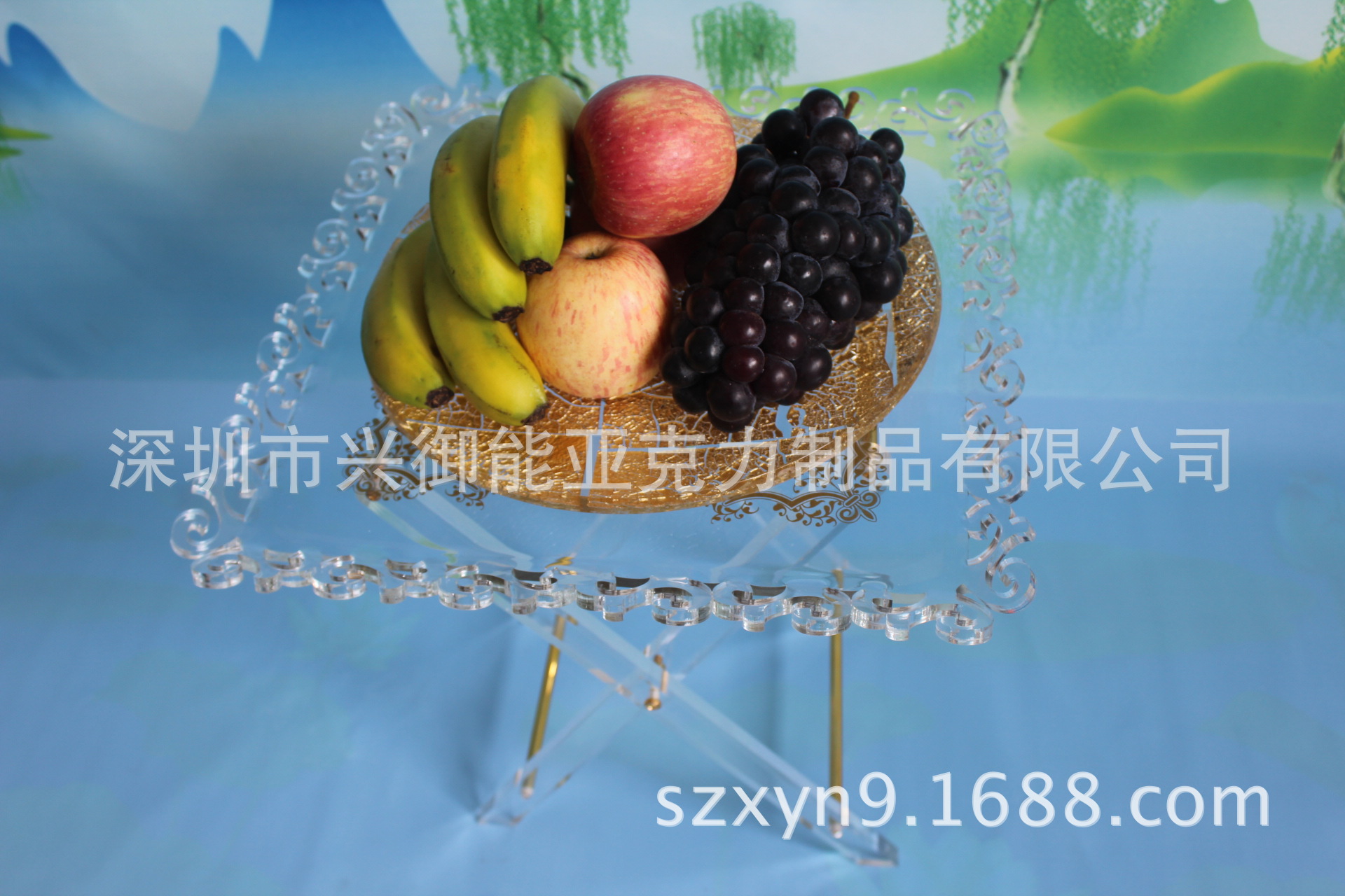 亚克力咖啡桌 有机玻璃折叠桌子 亚克力茶几 家居用品 家具