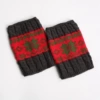 Red/green snowflakes/deep gray