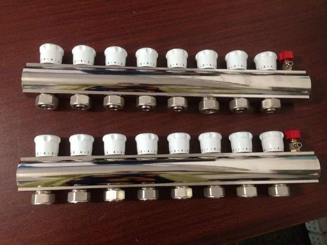 1寸2电镀手动温控分水器厂家供应年底处理分水器