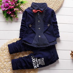 2023 Spring and Autumn New Boys' Gentleman Three-Piece Set - Dropshipping - Direct Manufacturer Sales
