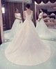 The new summer wedding bride wedding dress Korean shoulder Qi thin trailing bra size female