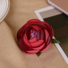 New simulation flower silk cloth rose tea buds and flower head Creative DIY handmade wedding hair hoop flower ring accessories