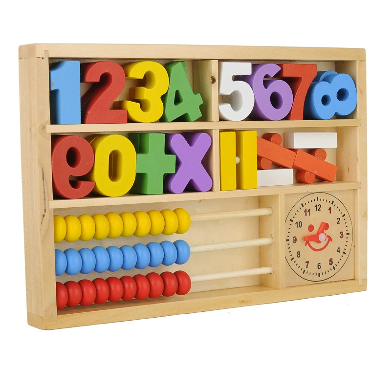 Wooden intellectual digital teaching smart toy, wholesale, training