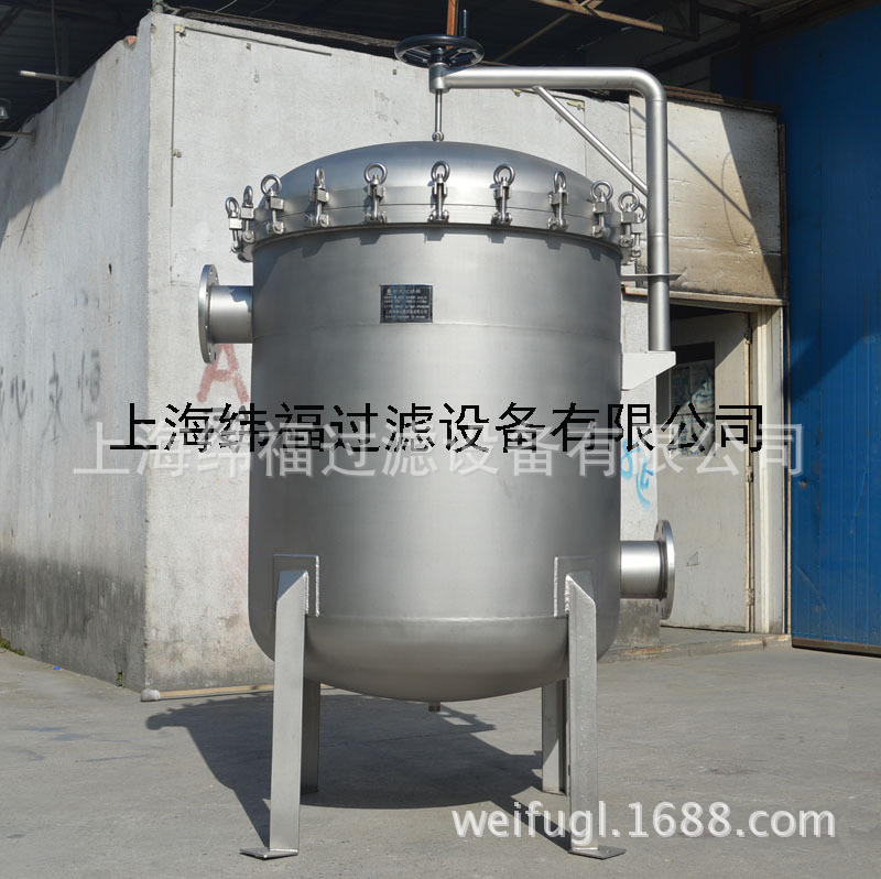 工业水 循环水 污水过滤不锈钢304大流量多袋式过滤器