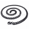 Accessory, necklace stainless steel, chain, European style, wholesale