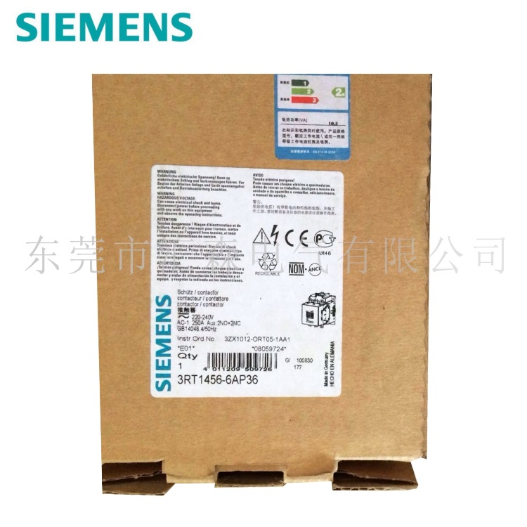 西门子原装正品现货特价 3RT1456-6AP36 接触器