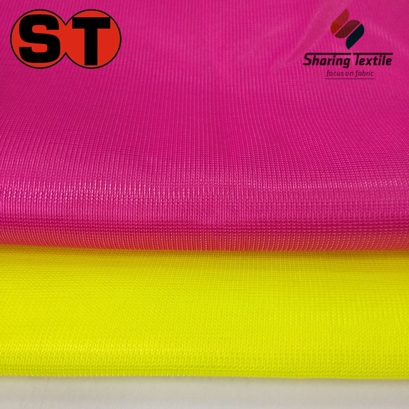 厂家直销各种规格经编荧光布/优质经编荧光布