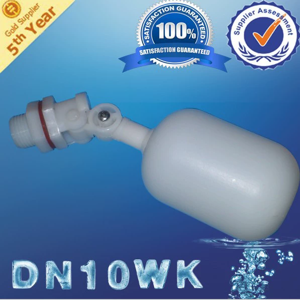 Миниатюрный мини-пластиковый поплавковый клапан (3/8 "), поплавковый клапан водоочистителя, поплавковый клапан миниатюрного резервуара для воды 3-точечный клапан