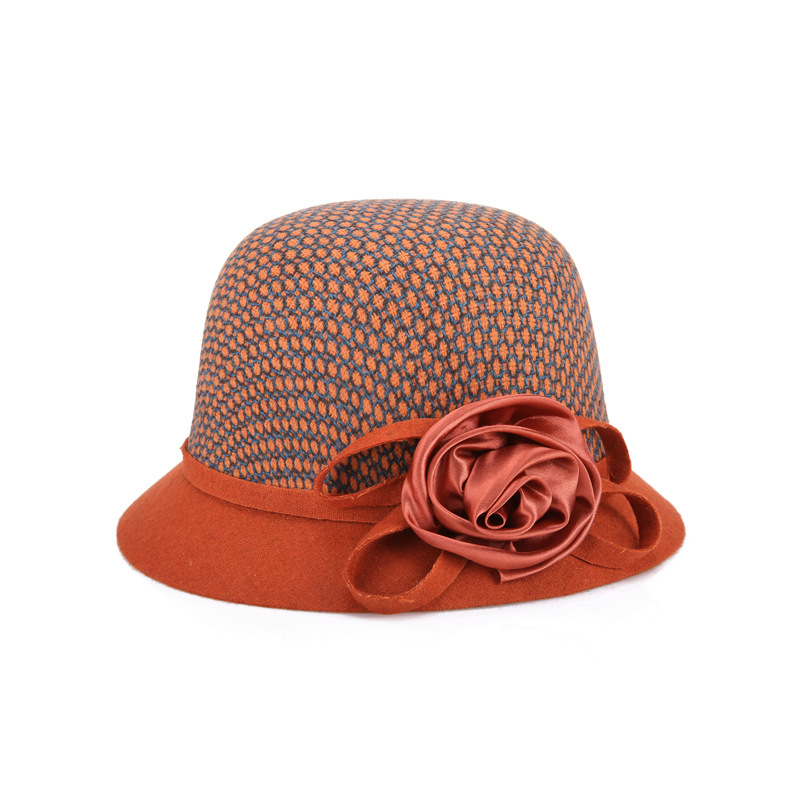 Sombrero de mujer de primavera tophat sombrero de lana sombrero de moda potente fábrica al por mayor Sombrero de mujer invierno a prueba de frío image 4