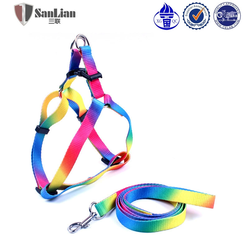 Высокое качество цвет зоотоваров лямки собака тяги грудной ремень тяговый трос Поводок цепь собаки