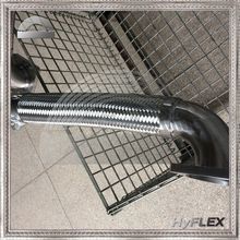 304不銹鋼波紋軟管 金屬軟管 方法蘭液壓軟連接頭 DN65