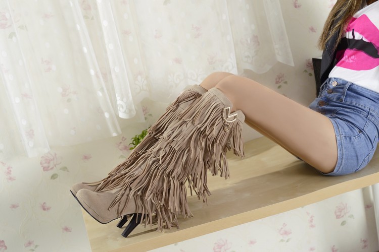 Bottes femme en En cuir - Ref 3354767 Image 11