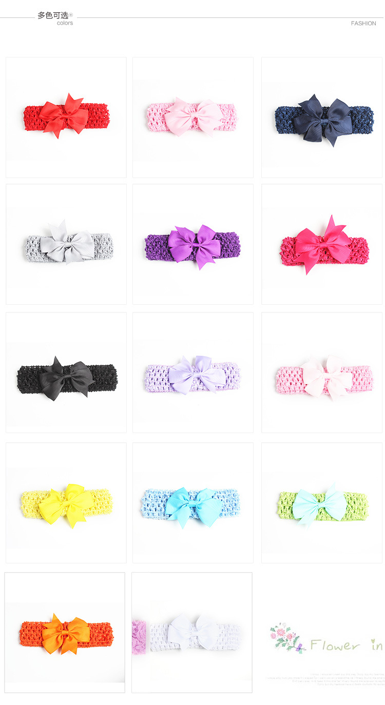 18g Weight Hair Band Hair Accessories Type Daily Occasion Polyester cotton Material Bow Knot Pattern Kid'S Gender Hollow Out Design Fashion Style Fashion Bow Knot Polyester Cotton Hollow Out Hair Band 18