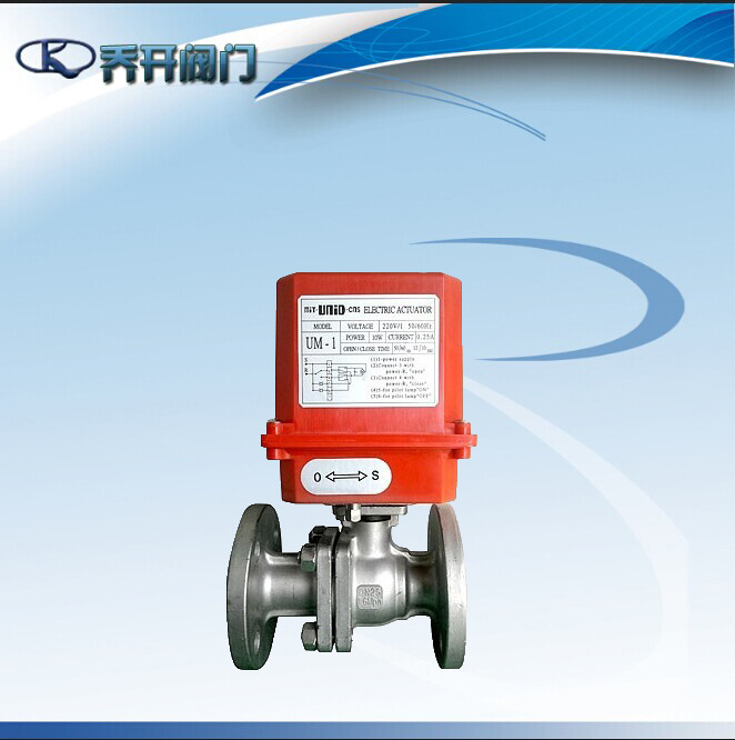 大陆总代理 台湾MIT-UNID-CNS不锈钢电动法兰球阀UM-1/DN15-50