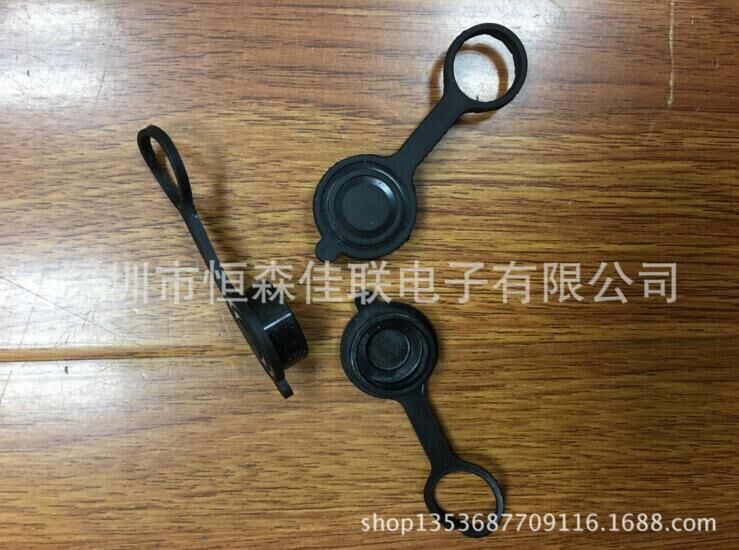 厂家直销耐高温航空插头连接器GX16-16M-YL16防水带塑料盖子