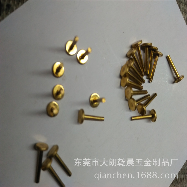 东莞非标异形件厂家供应H62黄铜触电极针头 1.65点火针头五金配件