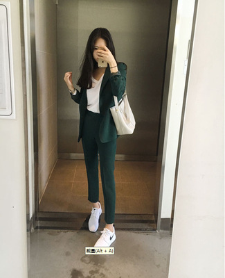 Costume femme en Mélange de coton - Ref 3335443 Image 4