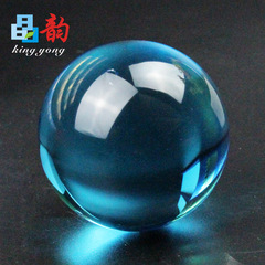 Lake P Blue Good Luck Colorful Crystal Ball Magic Photography Prop 30-300mm Size Full Color Available