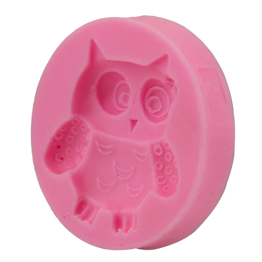 Fondant, acrylic mold, direct factory sales, owl, handmade