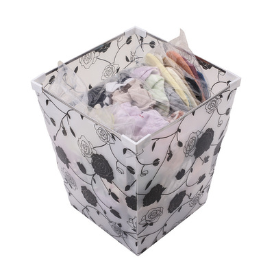 Home Furnishing Simplicity Storage bucket Folding basket PP Trash originality Hemming Storage bucket
