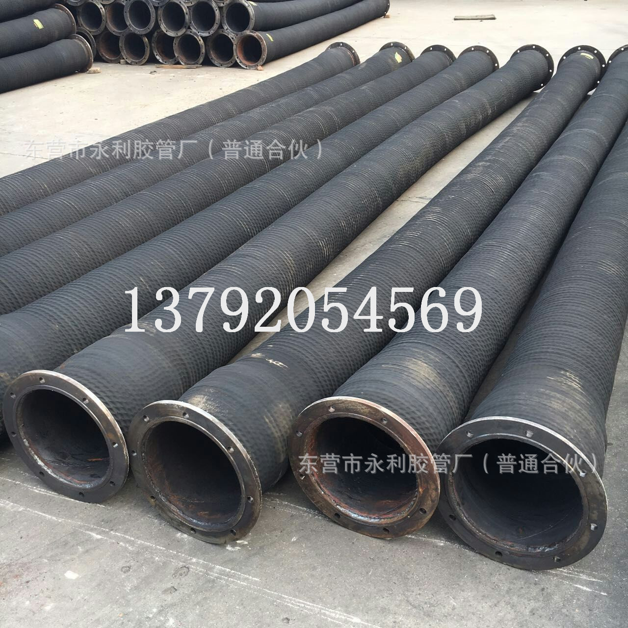 钢丝骨架胶管6-14寸抽砂耐磨高压吸排水橡胶钢丝管150-350mm