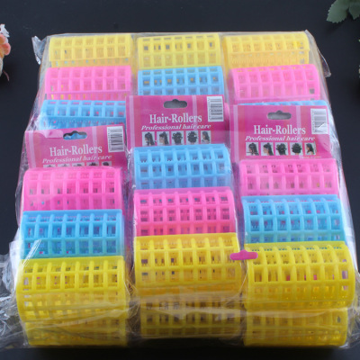 the republic of korea atmosphere Bangs Artifact Plastic Curlers fixed Pear big roll Buckle Curls Hairdressing tool wholesale